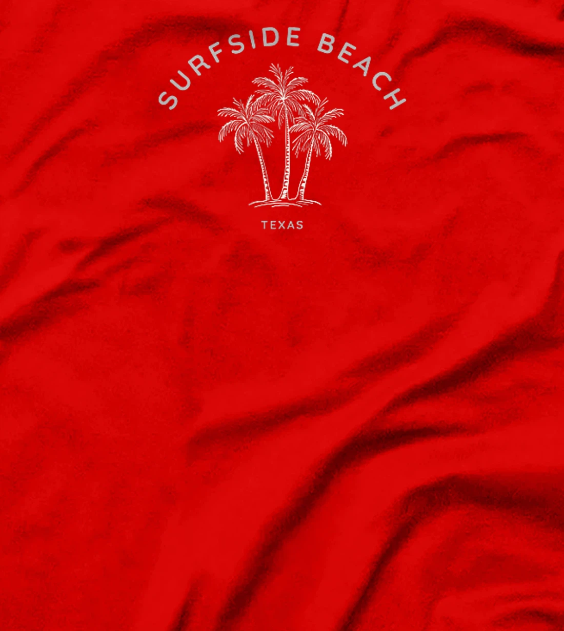Surfside Beach Texas Holiday TX Vacation Palm Tree Vintage T-Shirt