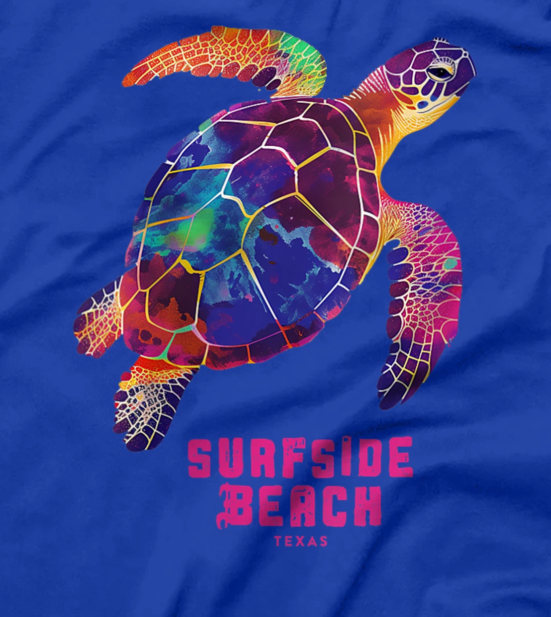 Womens Surfside Beach Texas Holiday TX Vacation Sea Turtle Vintage T-Shirt