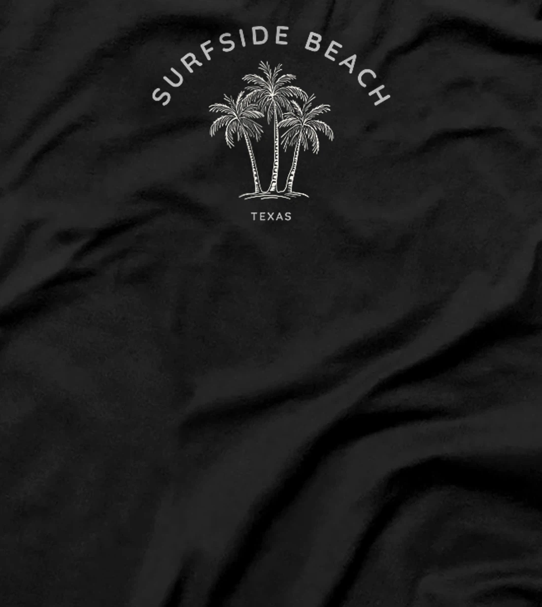 Surfside Beach Texas Holiday TX Vacation Palm Tree Vintage T-Shirt