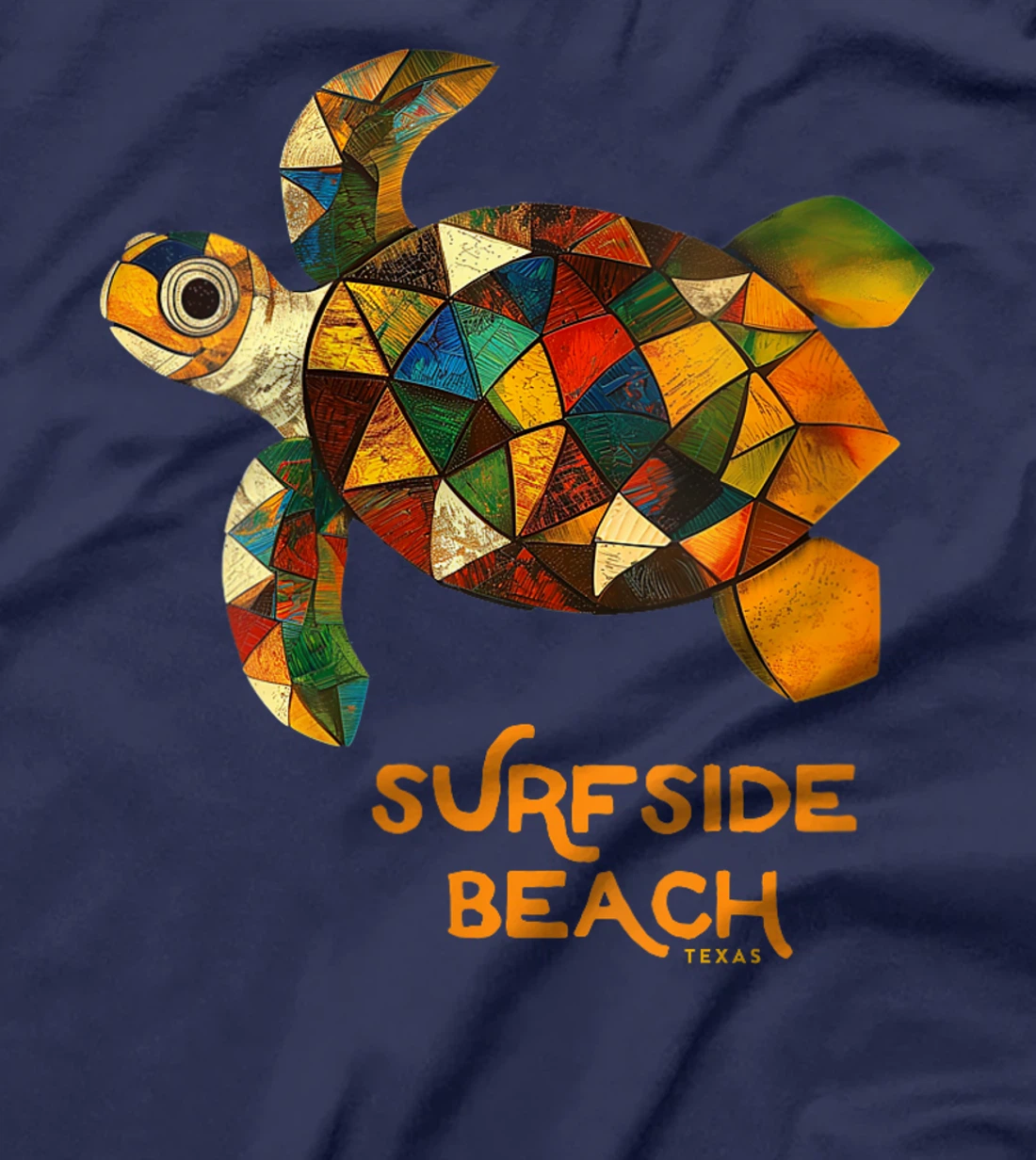Womens Surfside Beach Texas Holiday TX Vacation Sea Turtle Vintage T-Shirt
