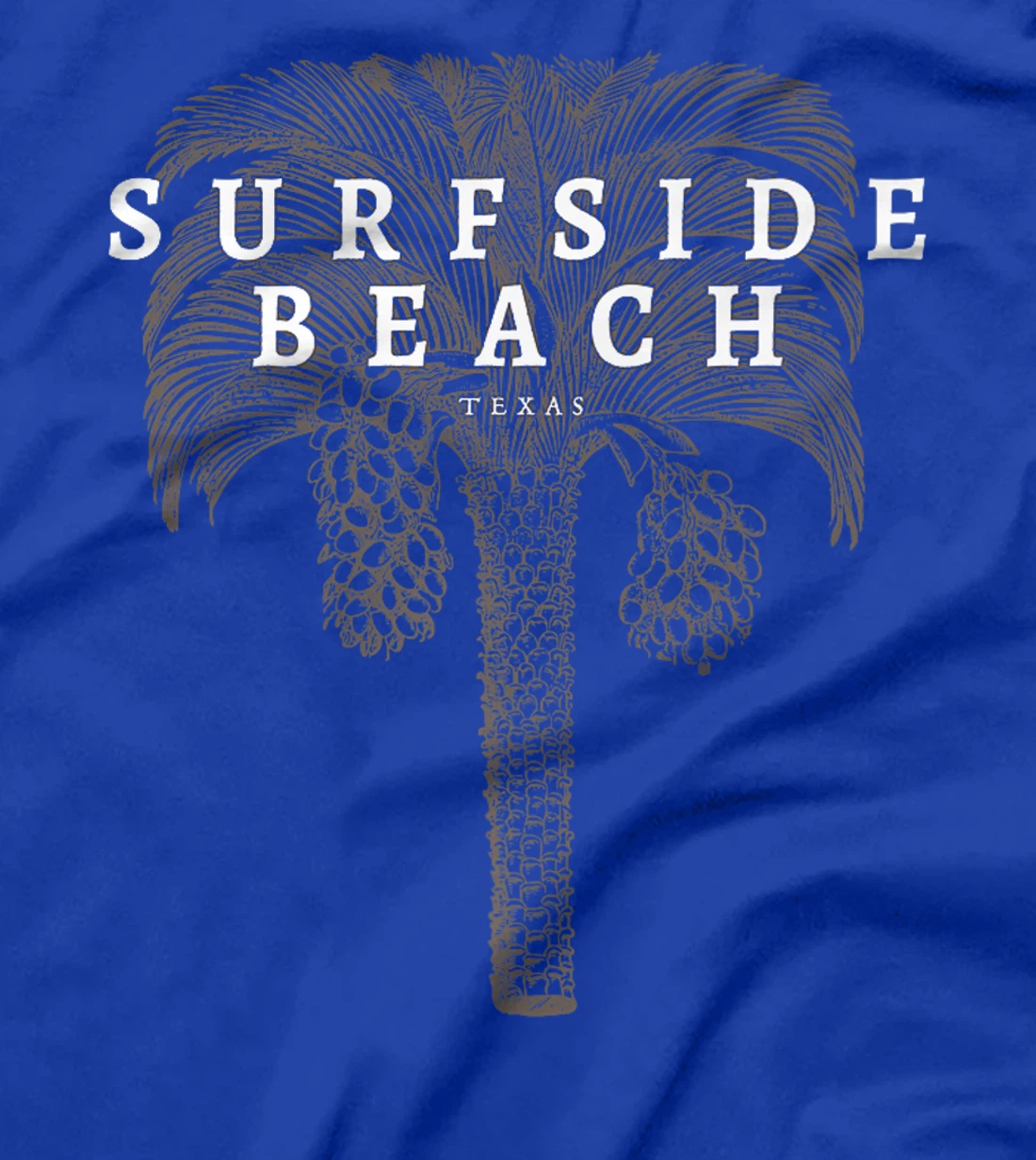 Surfside Beach Texas Holiday TX Vacation Vintage Palm Tree Premium T-Shirt