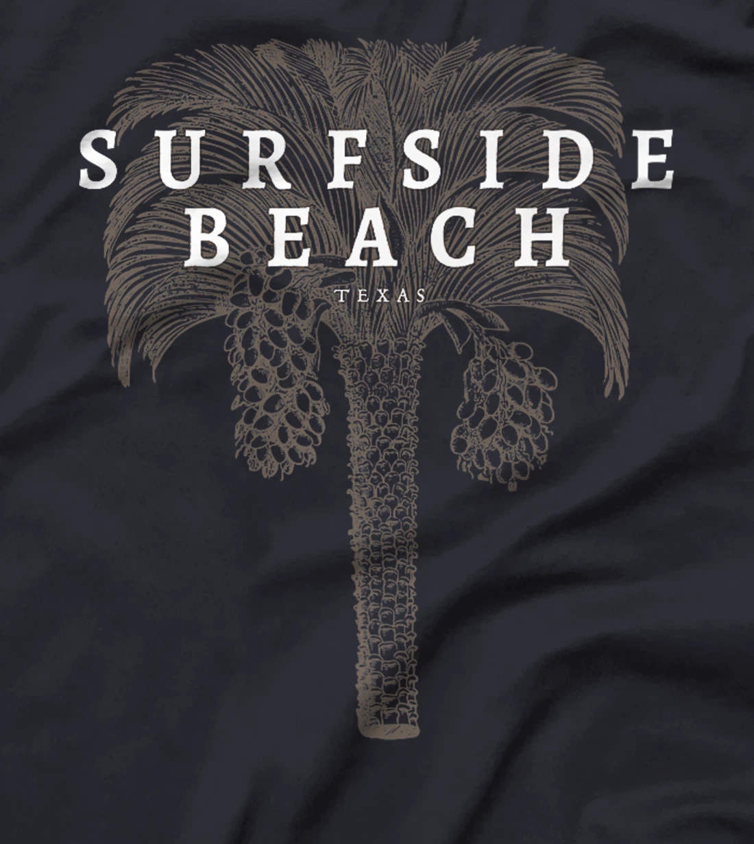 Surfside Beach Texas Holiday TX Vacation Vintage Palm Tree Premium T-Shirt
