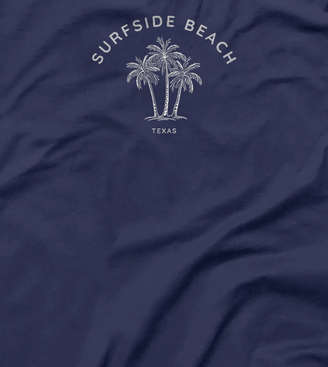 Surfside Beach Texas Holiday TX Vacation Palm Tree Vintage T-Shirt