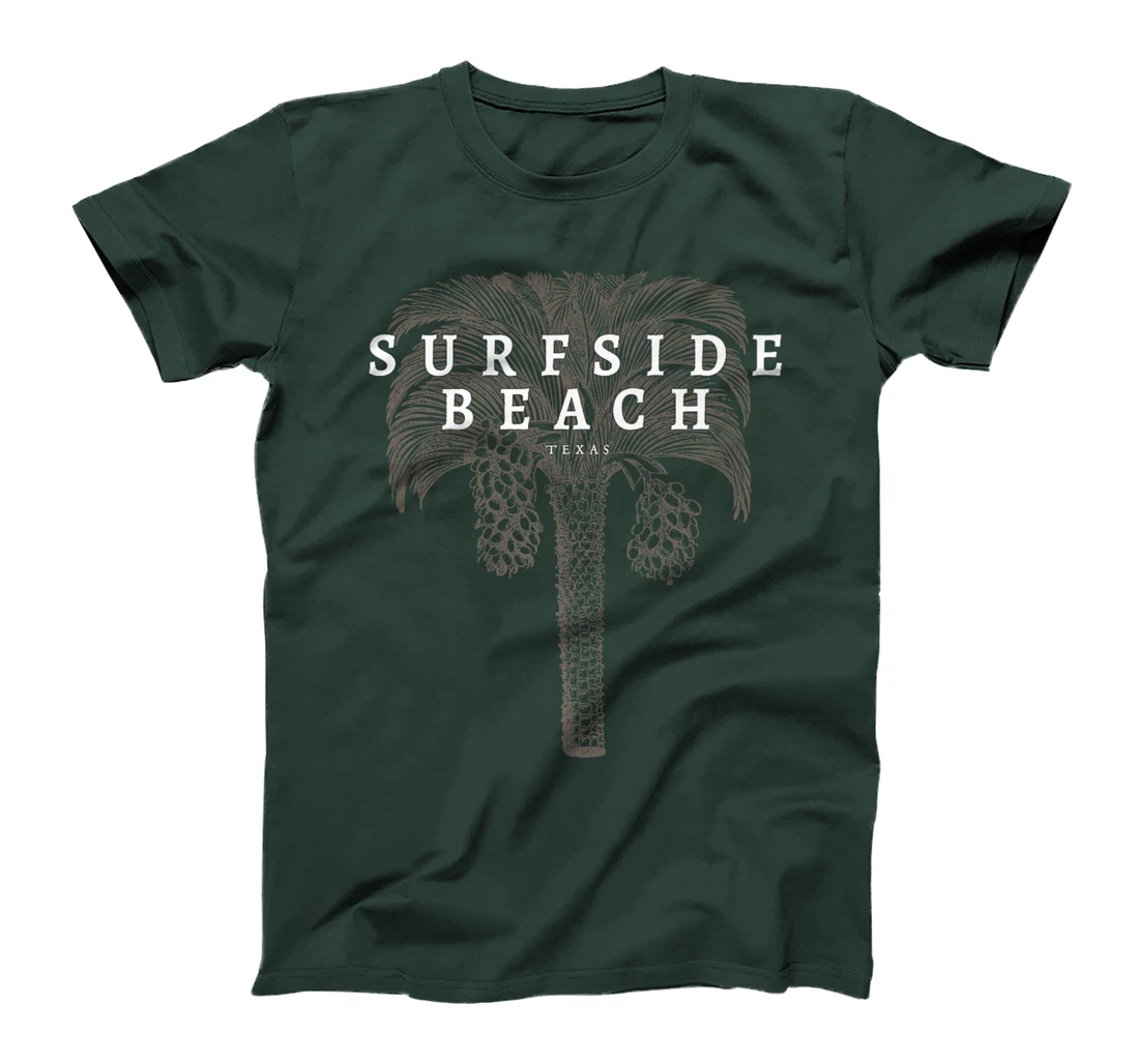 Surfside Beach Texas Holiday TX Vacation Vintage Palm Tree Premium T-Shirt