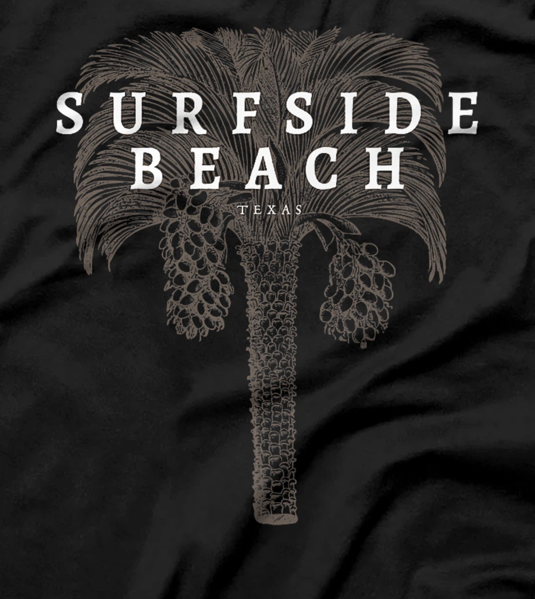 Surfside Beach Texas Holiday TX Vacation Vintage Palm Tree Premium T-Shirt