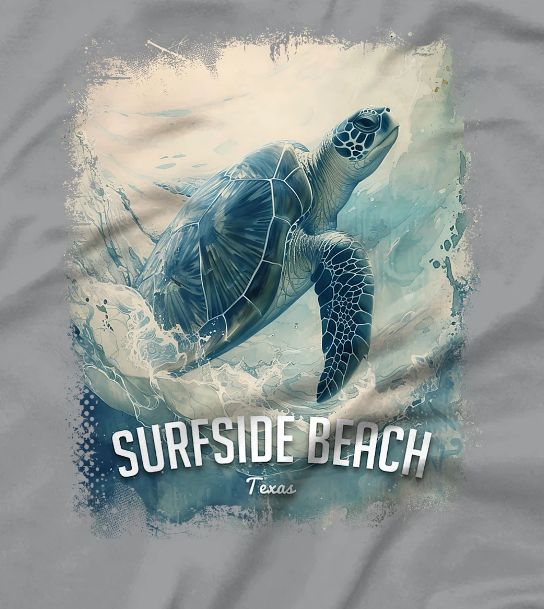 Surfside Beach Texas Holiday TX Vacation Vintage Sea Turtle Premium T-Shirt