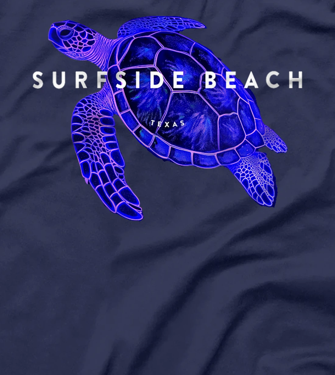 Womens Surfside Beach Texas Holiday TX Vacation Sea Turtle Vintage T-Shirt
