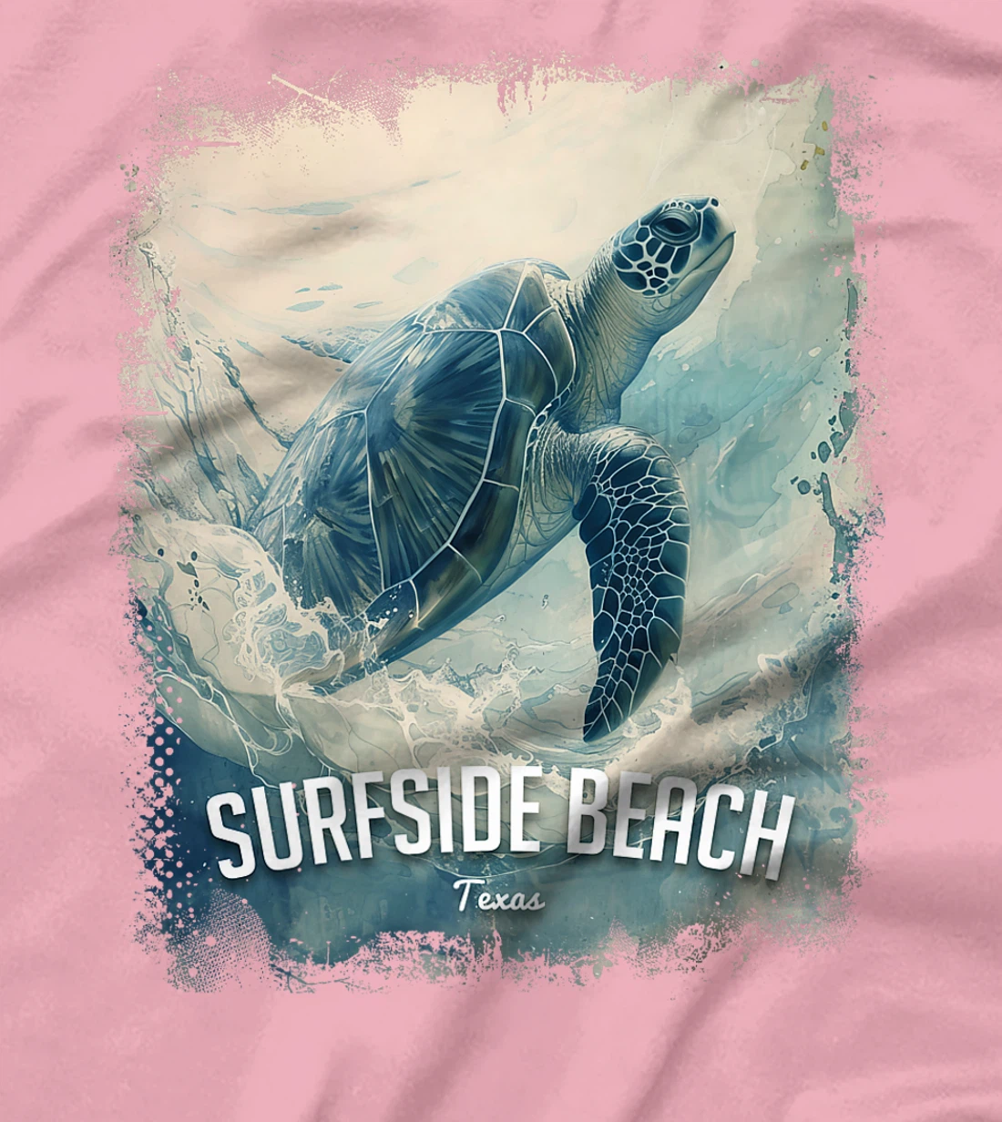 Surfside Beach Texas Holiday TX Vacation Vintage Sea Turtle Premium T-Shirt