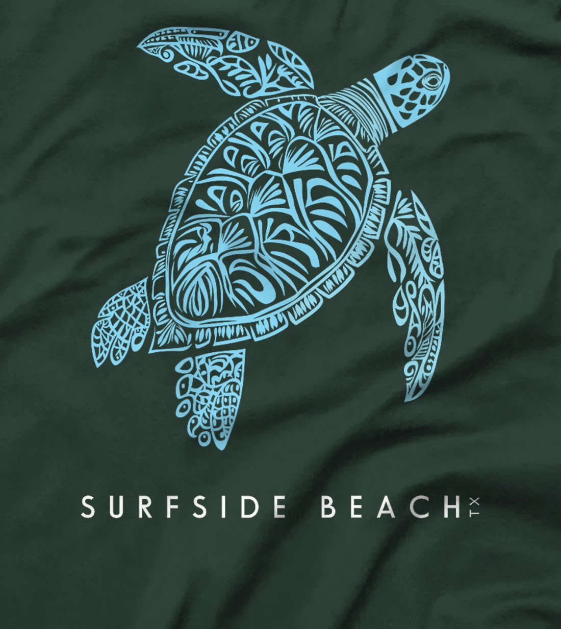 Surfside Beach Texas Holiday TX Vacation Tribal Sea Turtle Premium T-Shirt