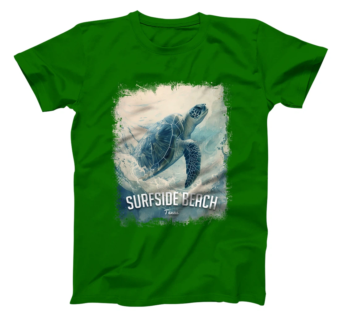 Surfside Beach Texas Holiday TX Vacation Vintage Sea Turtle Premium T-Shirt