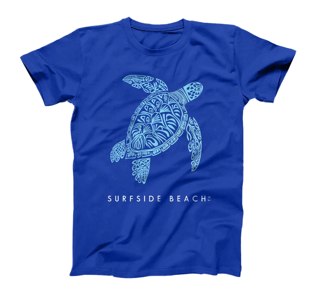 Surfside Beach Texas Holiday TX Vacation Tribal Sea Turtle Premium T-Shirt