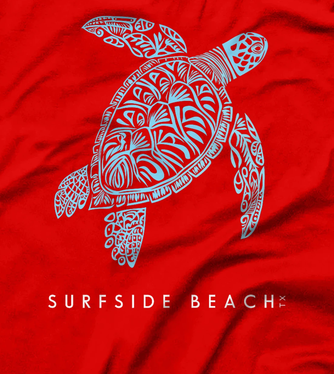Surfside Beach Texas Holiday TX Vacation Tribal Sea Turtle Premium T-Shirt