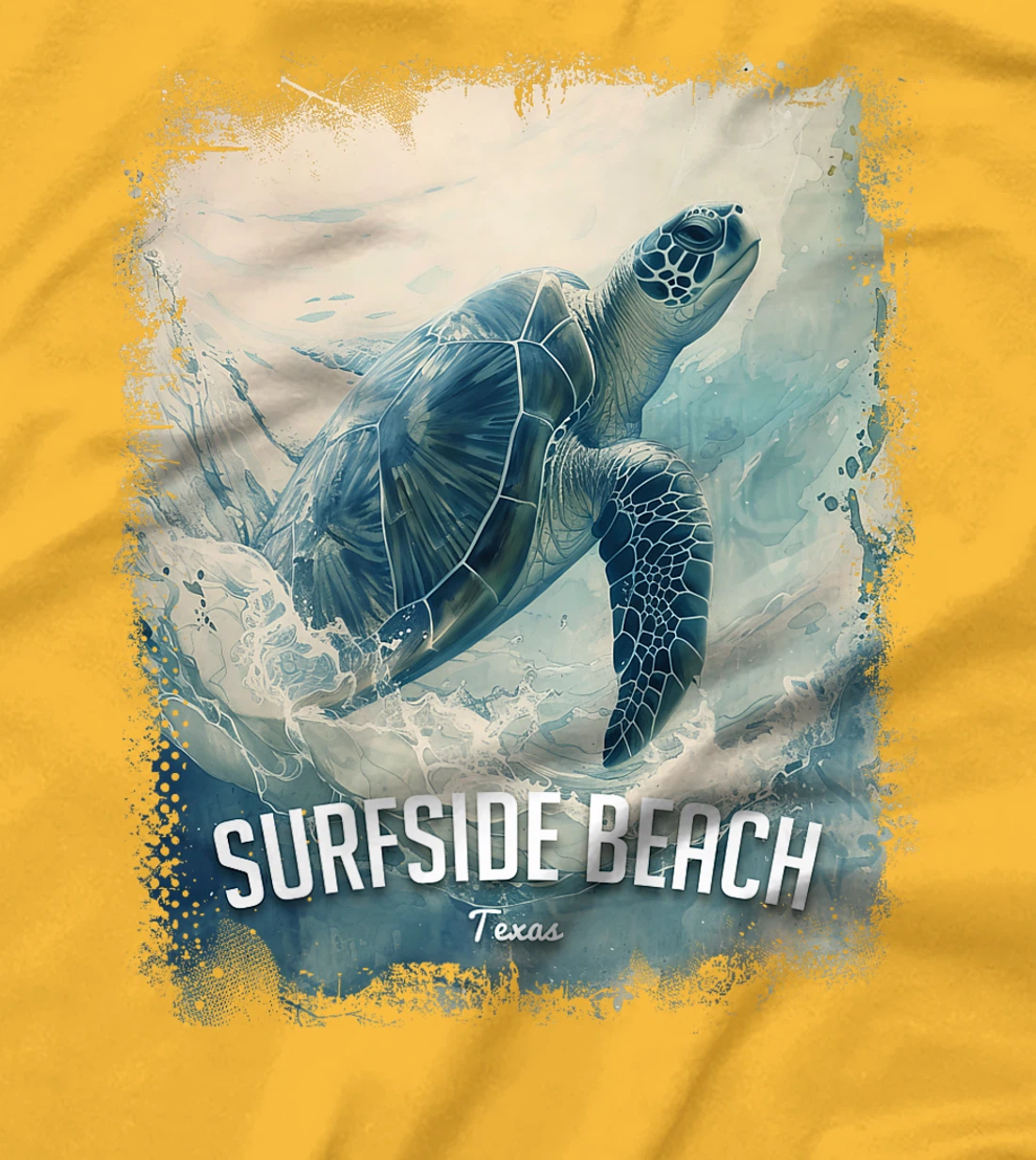 Surfside Beach Texas Holiday TX Vacation Vintage Sea Turtle Premium T-Shirt