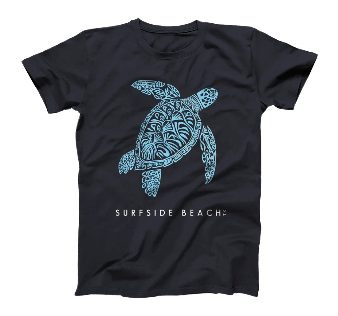 Surfside Beach Texas Holiday TX Vacation Tribal Sea Turtle Premium T-Shirt