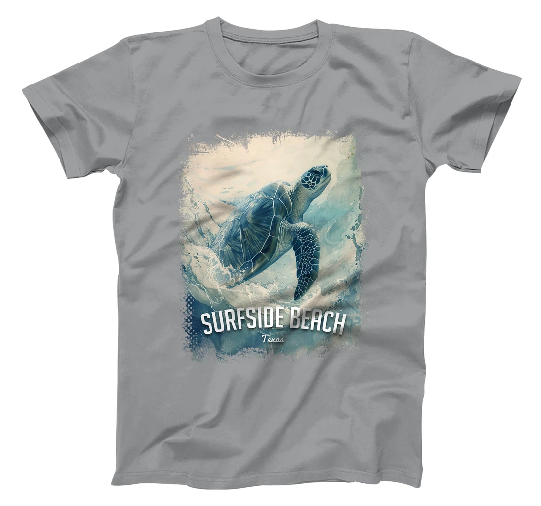 Surfside Beach Texas Holiday TX Vacation Vintage Sea Turtle Premium T-Shirt