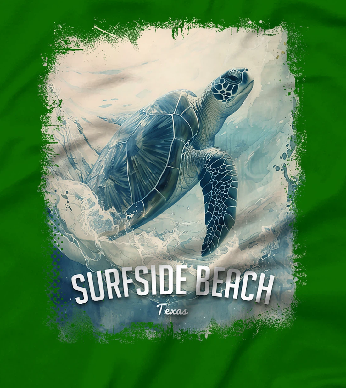 Surfside Beach Texas Holiday TX Vacation Vintage Sea Turtle Premium T-Shirt