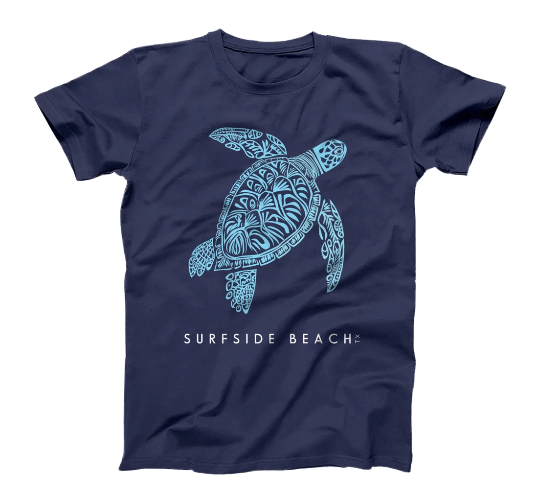 Surfside Beach Texas Holiday TX Vacation Tribal Sea Turtle Premium T-Shirt