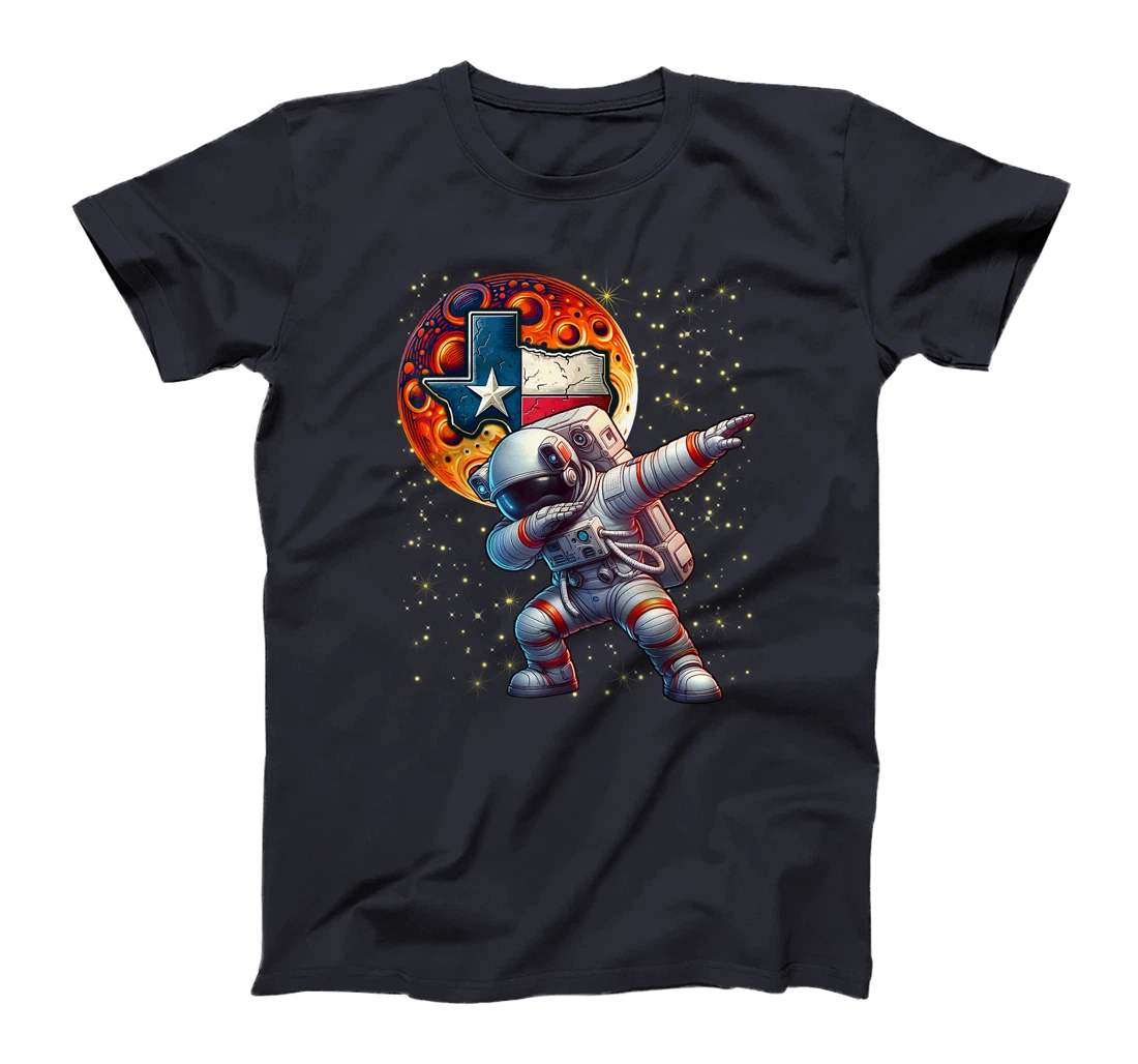 Womens Texas 1965 Houston City Space Dabbing Astronaut Astronomy T-Shirt