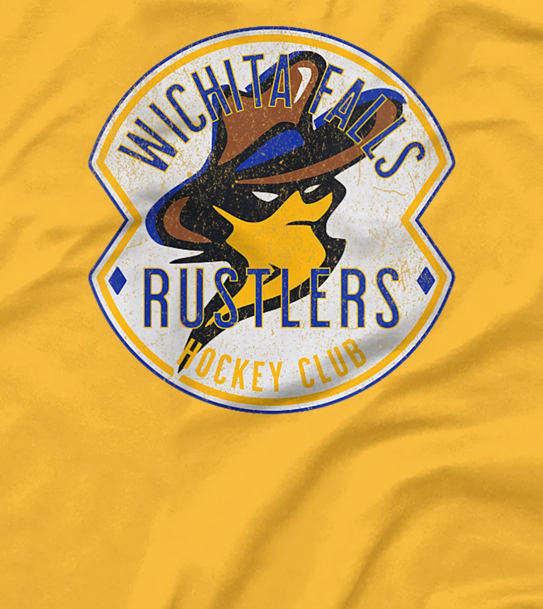Womens Defunct Hockey Team Wichita Falls Rustlers Hockey Texas T-Shirt