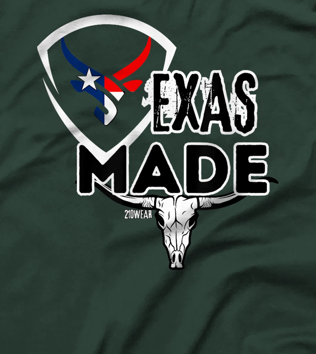 Texas Made - Lone Star State Pride Apparel T-Shirt