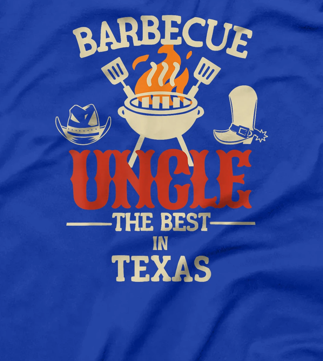 Funny Barbecue Uncle Unc The Best In Texas Grill BBQ Family T-Shirt