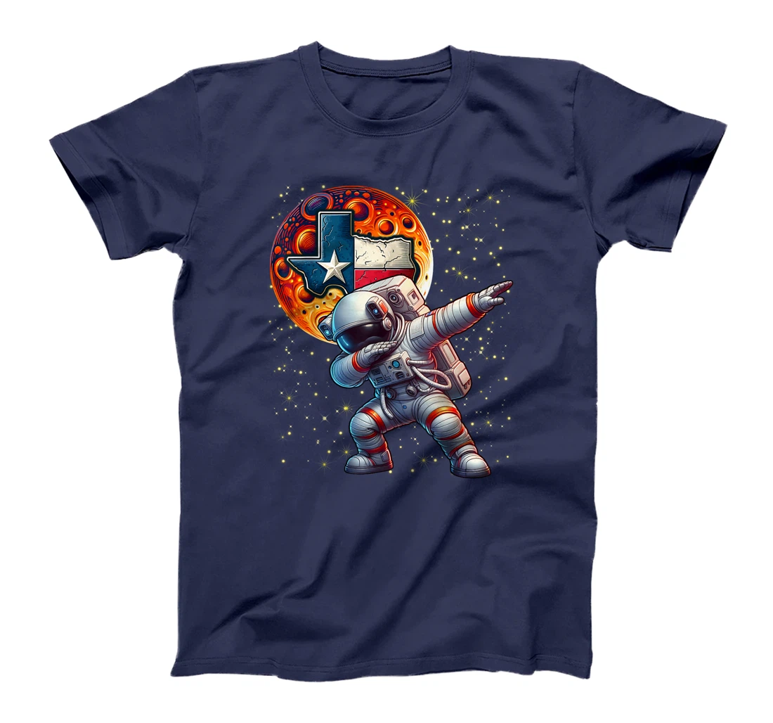 Womens Texas 1965 Houston City Space Dabbing Astronaut Astronomy T-Shirt
