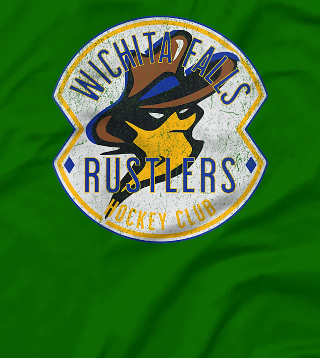 Womens Defunct Hockey Team Wichita Falls Rustlers Hockey Texas T-Shirt
