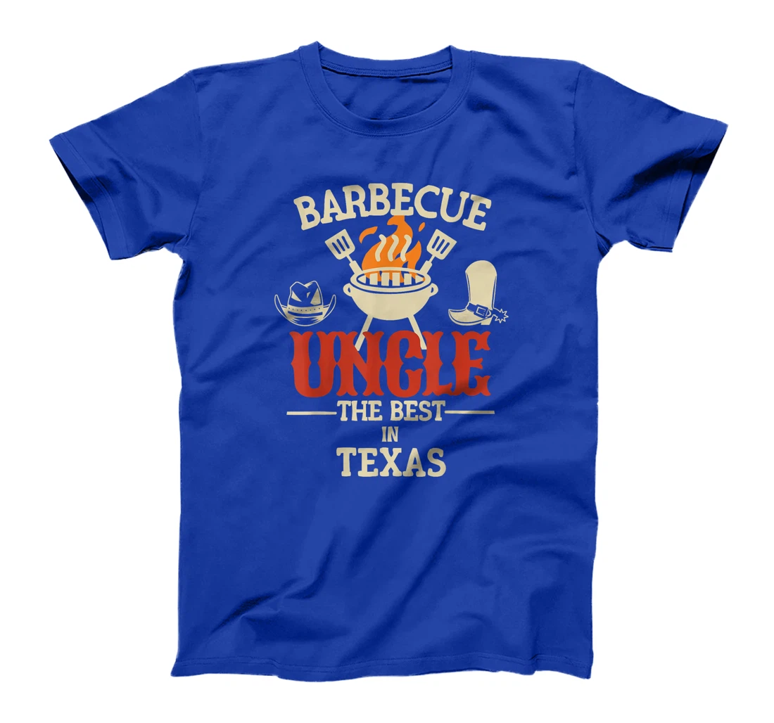 Funny Barbecue Uncle Unc The Best In Texas Grill BBQ Family T-Shirt