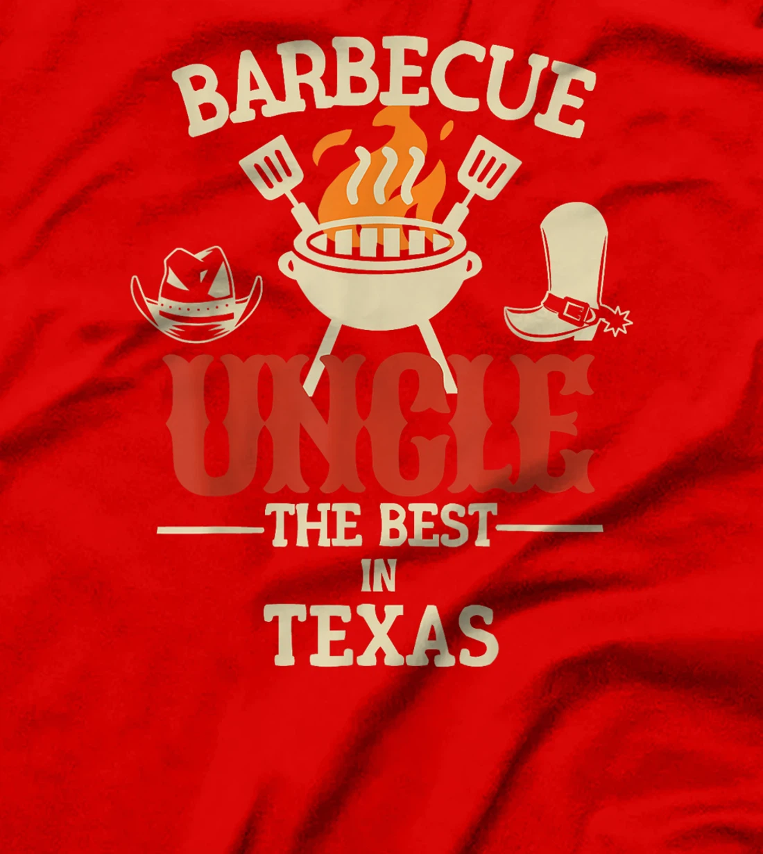 Funny Barbecue Uncle Unc The Best In Texas Grill BBQ Family T-Shirt