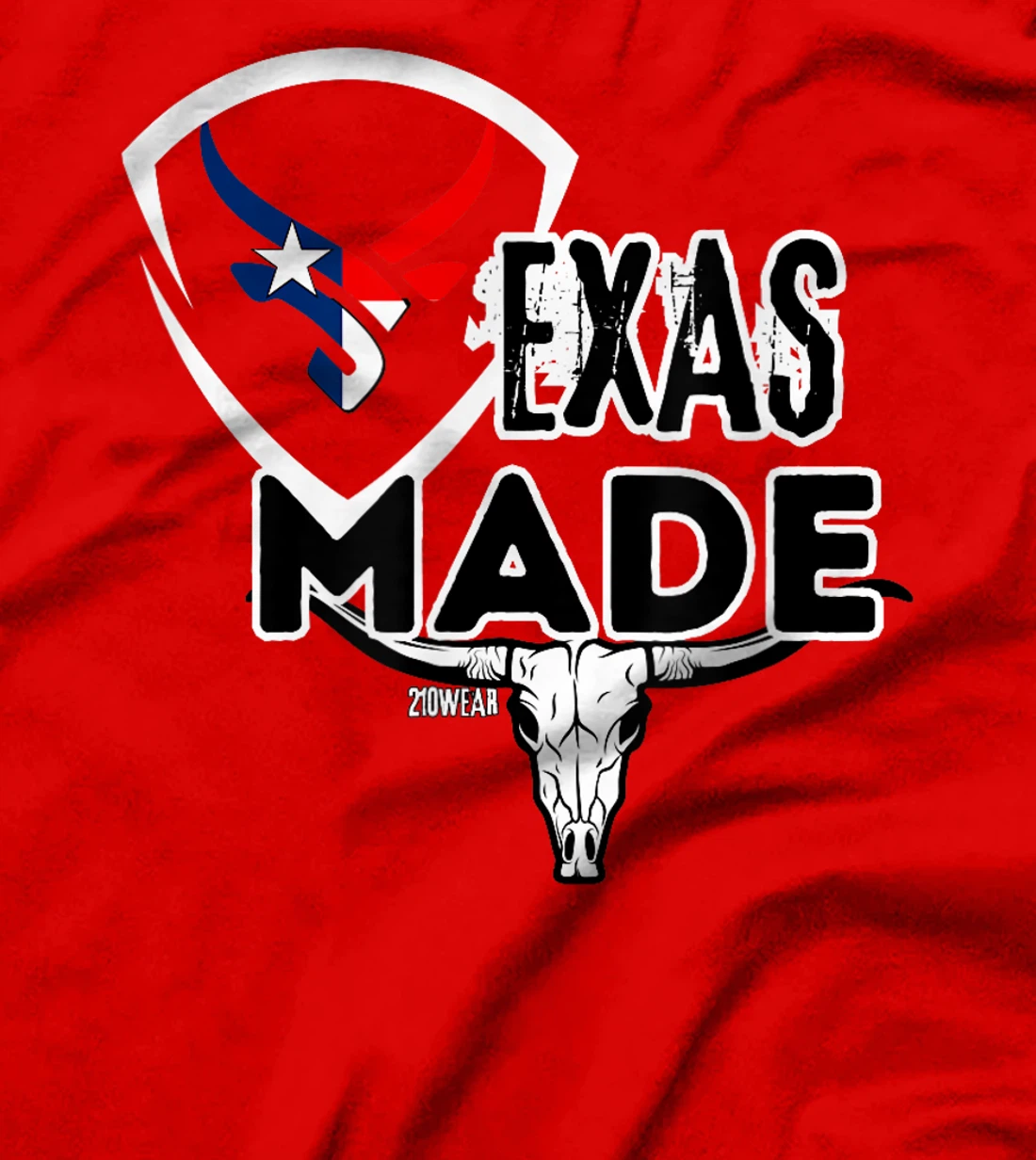 Texas Made - Lone Star State Pride Apparel T-Shirt