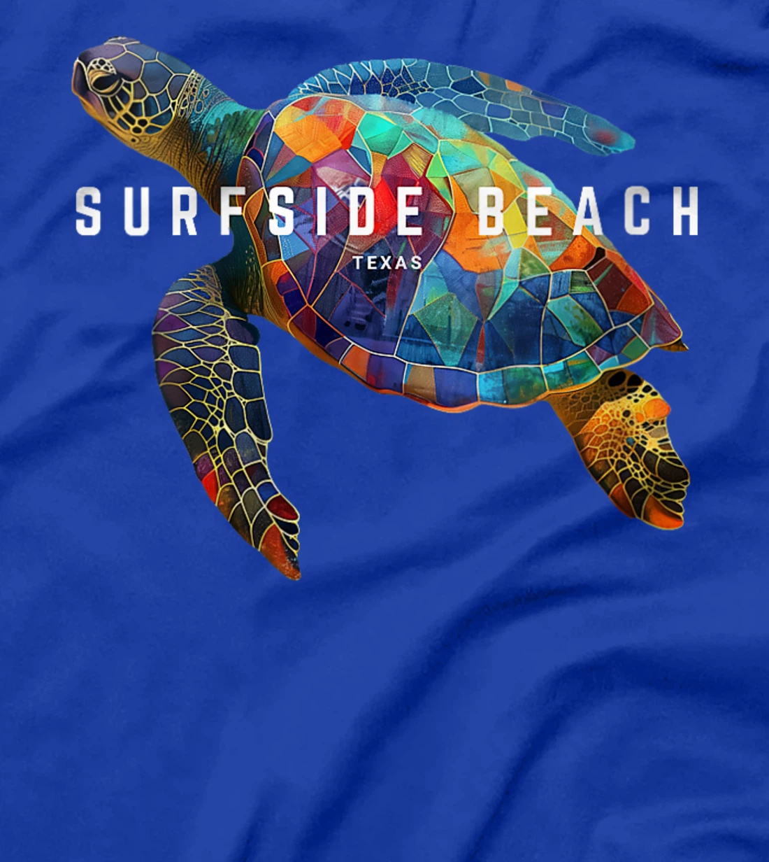 Womens Surfside Beach Texas Holiday TX Vacation Vintage Sea Turtle T-Shirt