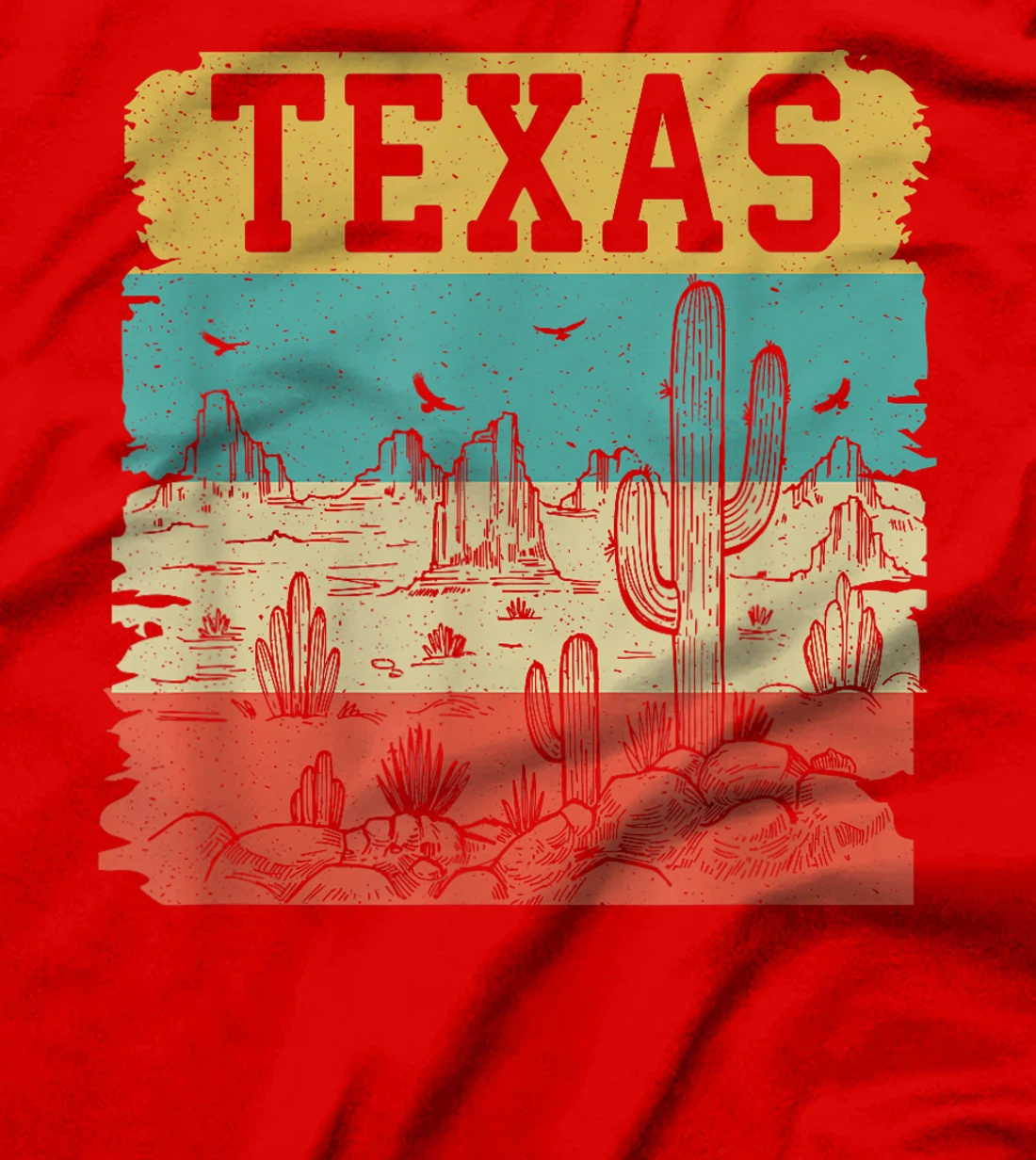 Vintage Distressed Texas State T-Shirt