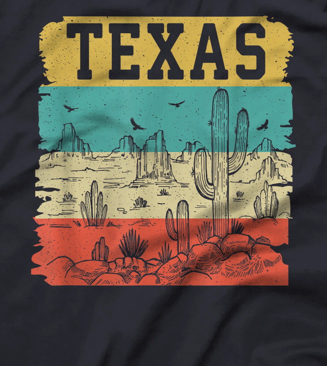 Vintage Distressed Texas State T-Shirt