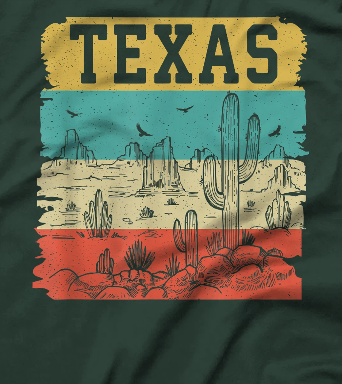 Vintage Distressed Texas State T-Shirt