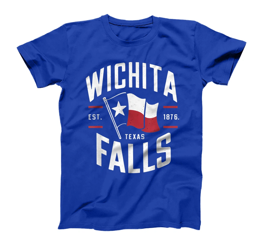 Wichita Falls Texas TX Vintage State Flag | Est. 1876 T-Shirt