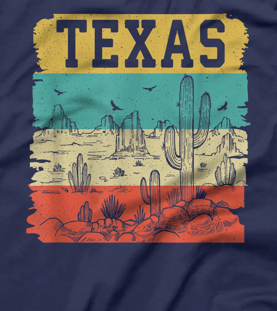 Vintage Distressed Texas State T-Shirt