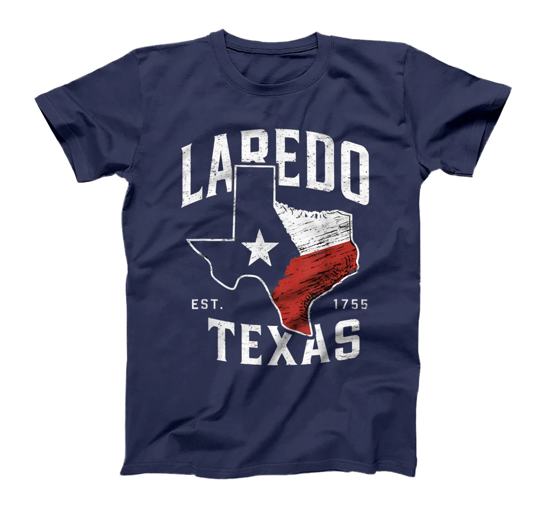 Laredo Texas TX Vintage State Flag | Est. 1775 T-Shirt