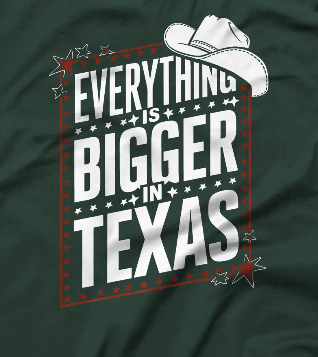 Texas Everything Is Bigger In Texas USA America Premium T-Shirt