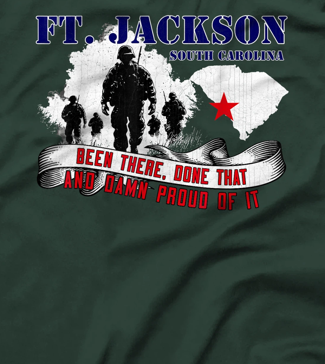 Fort Jackson South Carolina US Military Base Veterans Day T-Shirt
