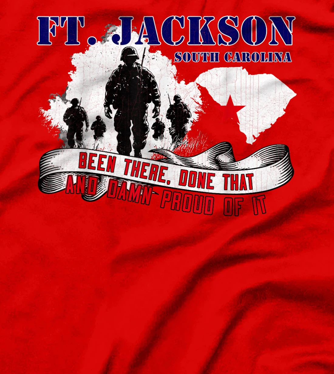 Fort Jackson South Carolina US Military Base Veterans Day T-Shirt