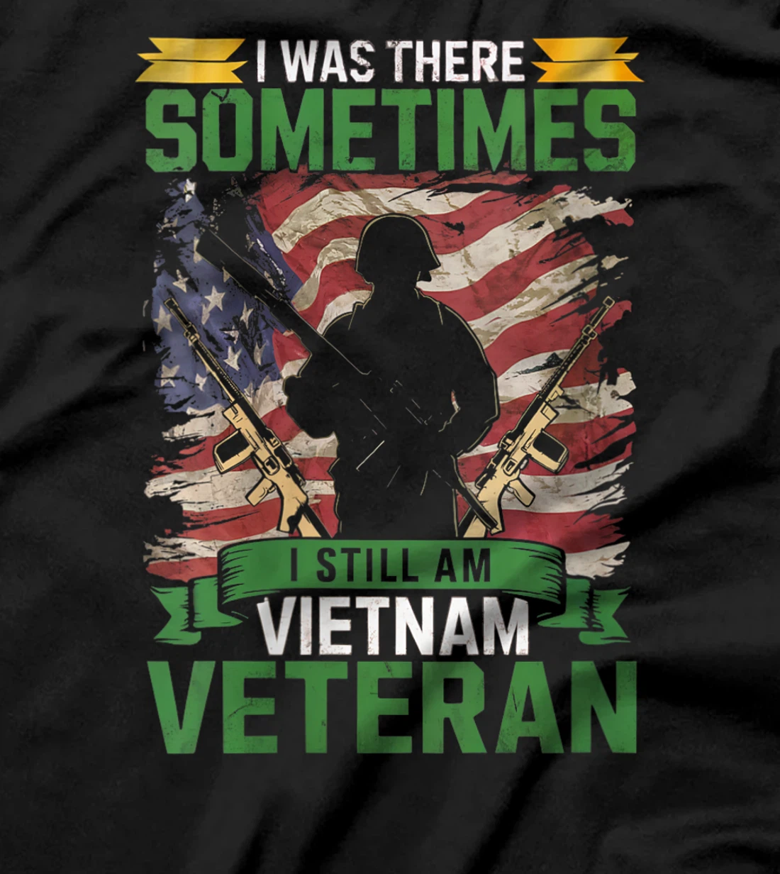Womens I Was There Sometimes I Still Am Vietnam Veteran Alumni T-Shirt