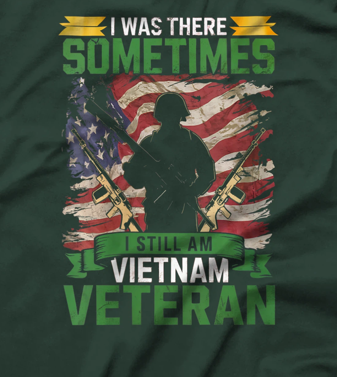 Womens I Was There Sometimes I Still Am Vietnam Veteran Alumni T-Shirt