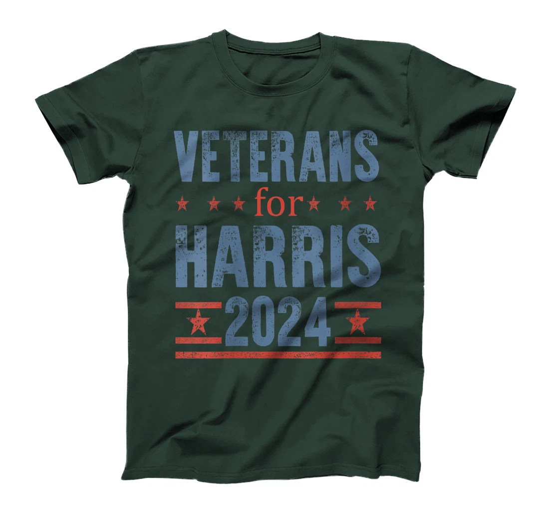 Womens Veterans For Harris 2024 Presidential Campaign T-Shirt