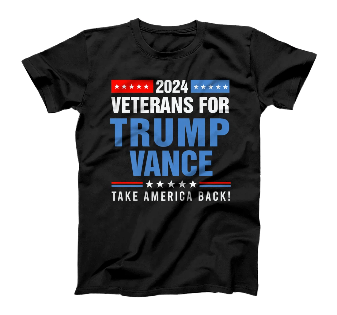 Veterans For Trump Vance 2024 Presidential Campaign Premium T-Shirt