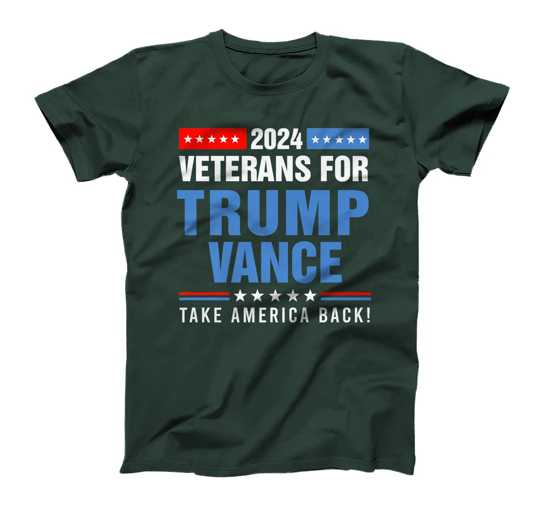 Veterans For Trump Vance 2024 Presidential Campaign Premium T-Shirt