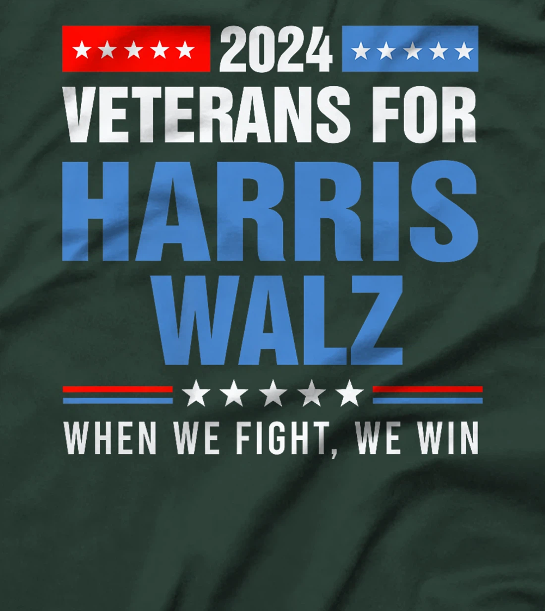 Veterans For Harris Walz 2024 Presidential Campaign Premium T-Shirt