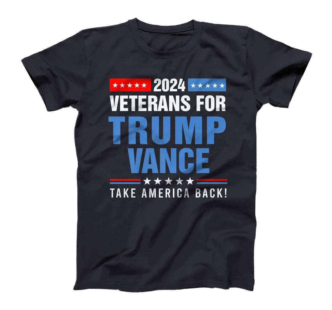 Veterans For Trump Vance 2024 Presidential Campaign Premium T-Shirt
