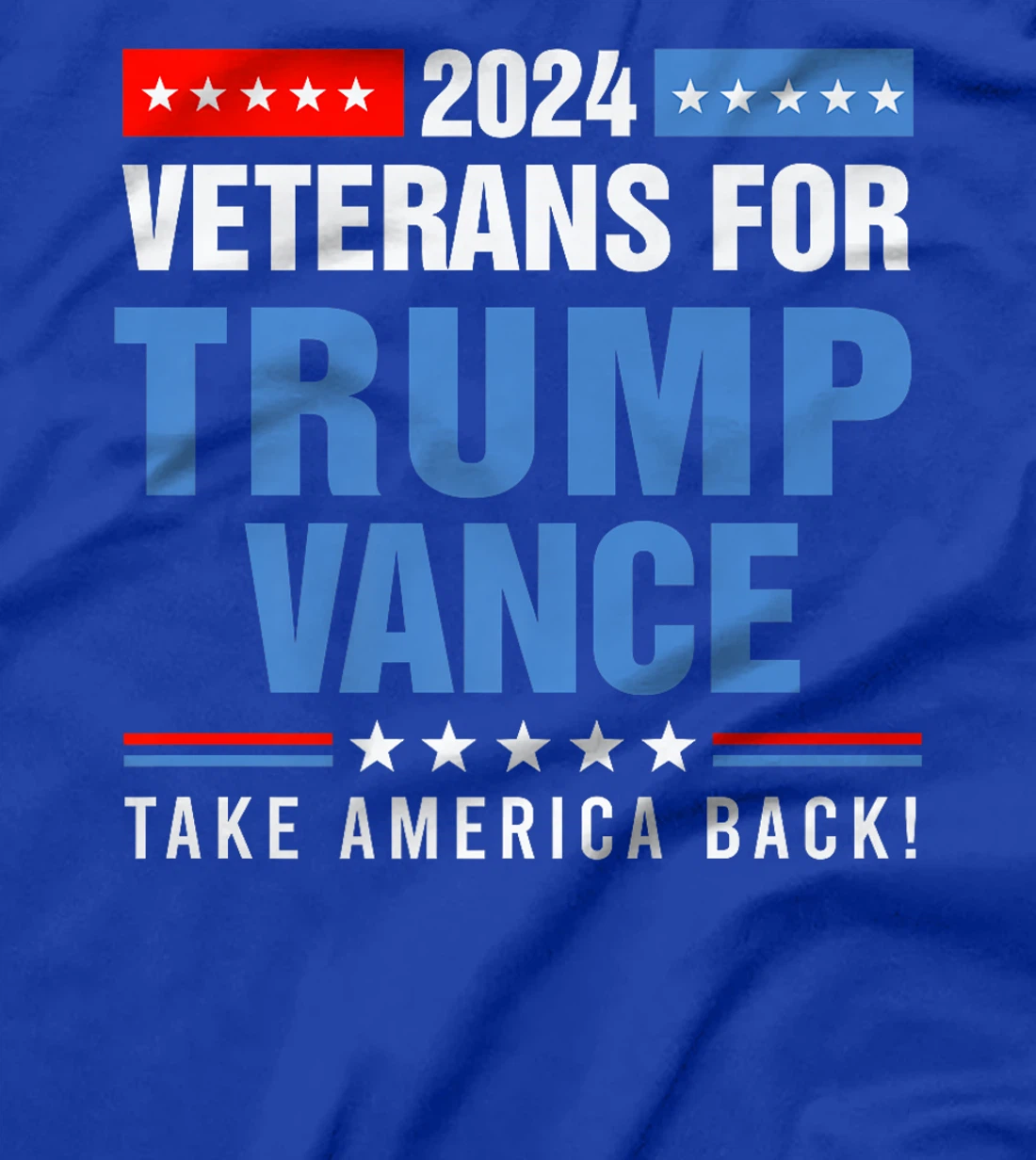Veterans For Trump Vance 2024 Presidential Campaign Premium T-Shirt