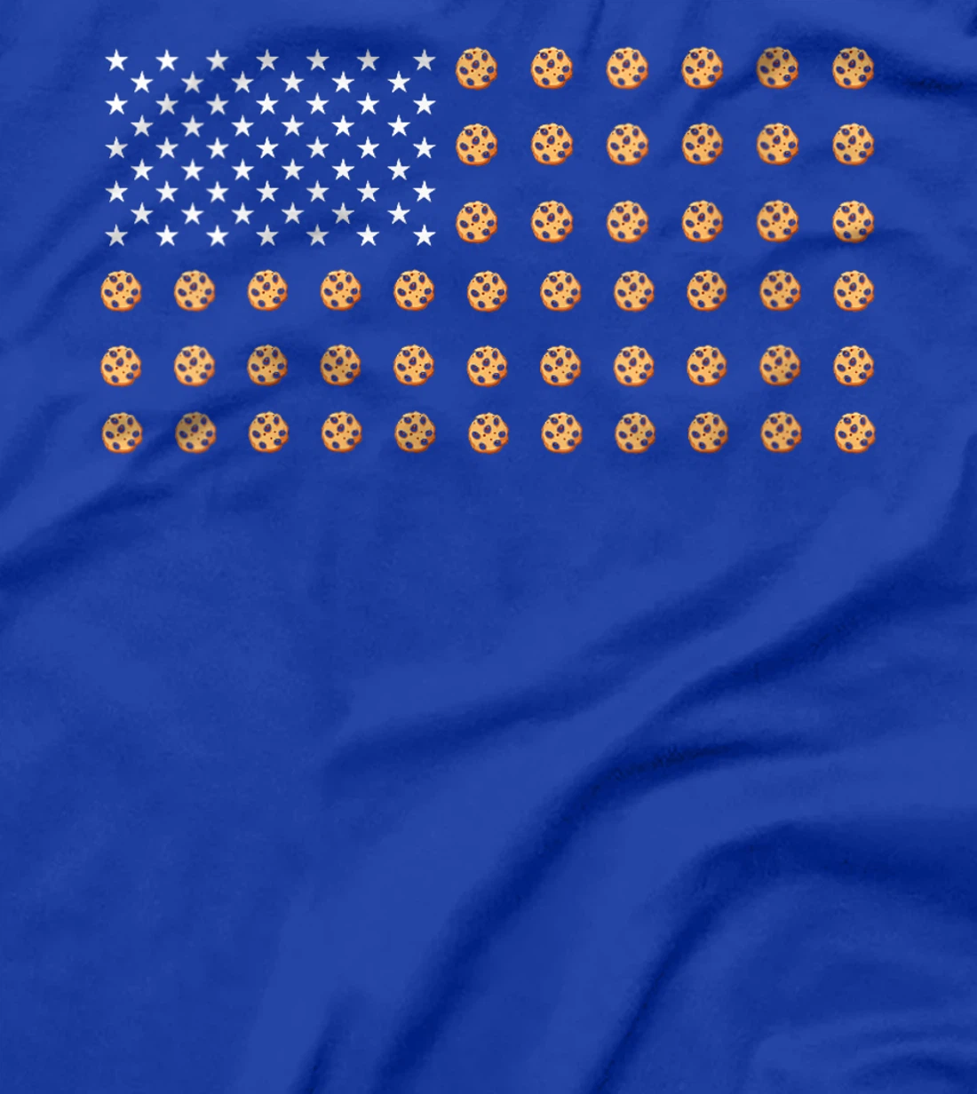 Womens American Flag Cookies Food USA Patriotism Patriot Veteran T-Shirt