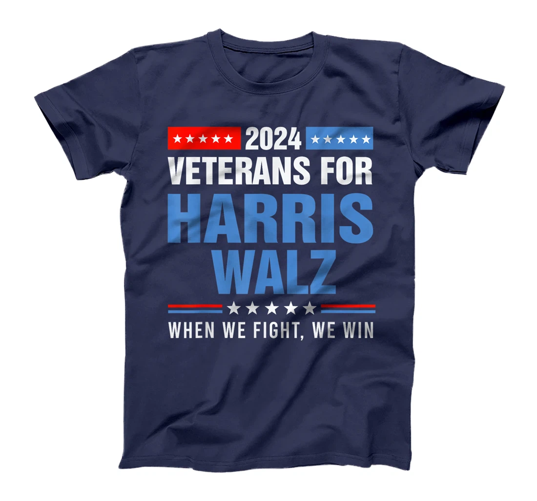 Veterans For Harris Walz 2024 Presidential Campaign T-Shirt